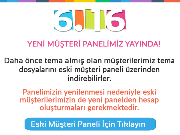 Eski Müşterilerimize Duyuru